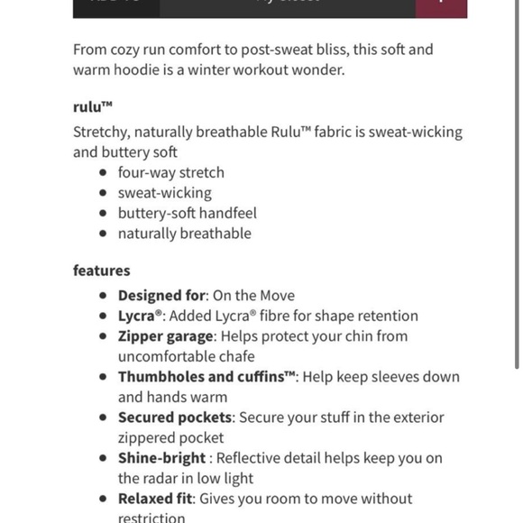 Lululemon warm stabilizer pullover - Picture 13 of 13